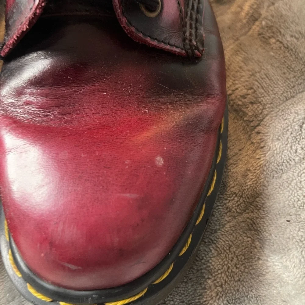 Dr. Martens Oxblood Combat Boots - Picture 3 of 7